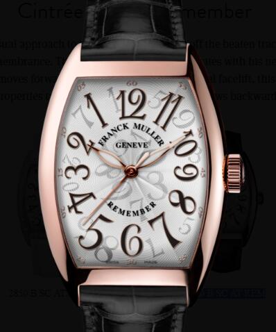 Review Buy Franck Muller Cintrée Curvex Remember Replica Watch for sale Cheap Price 7880 B SC AT REM - Click Image to Close